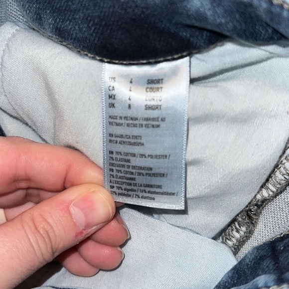 American Eagle High Rise Jegging Size 4 Short Super Stretch Light Wash - Picture 6 of 12